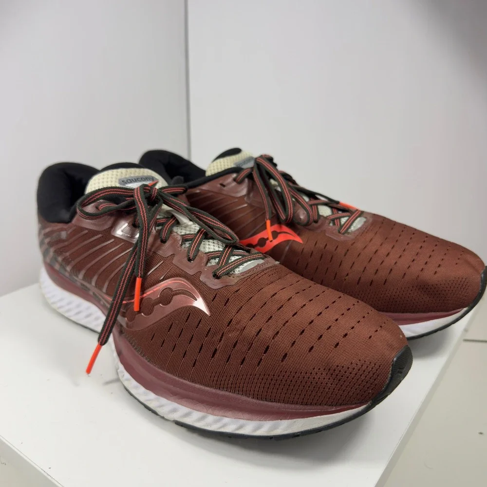Saucony Guide 13 Men's Size 14 Red Burgundy Cushion Running Shoes S20548-50